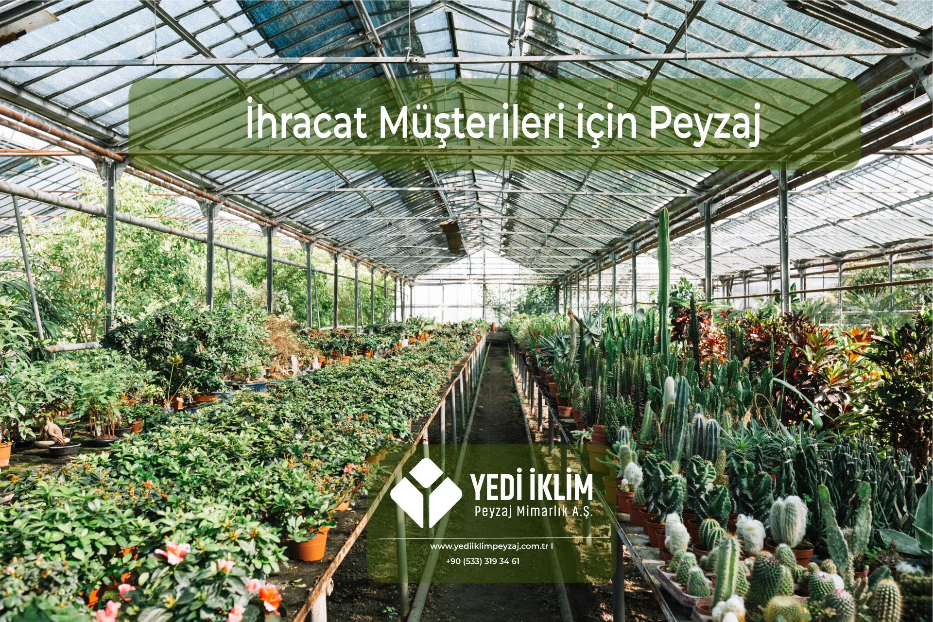 ihracat müşterileri için peyzaj