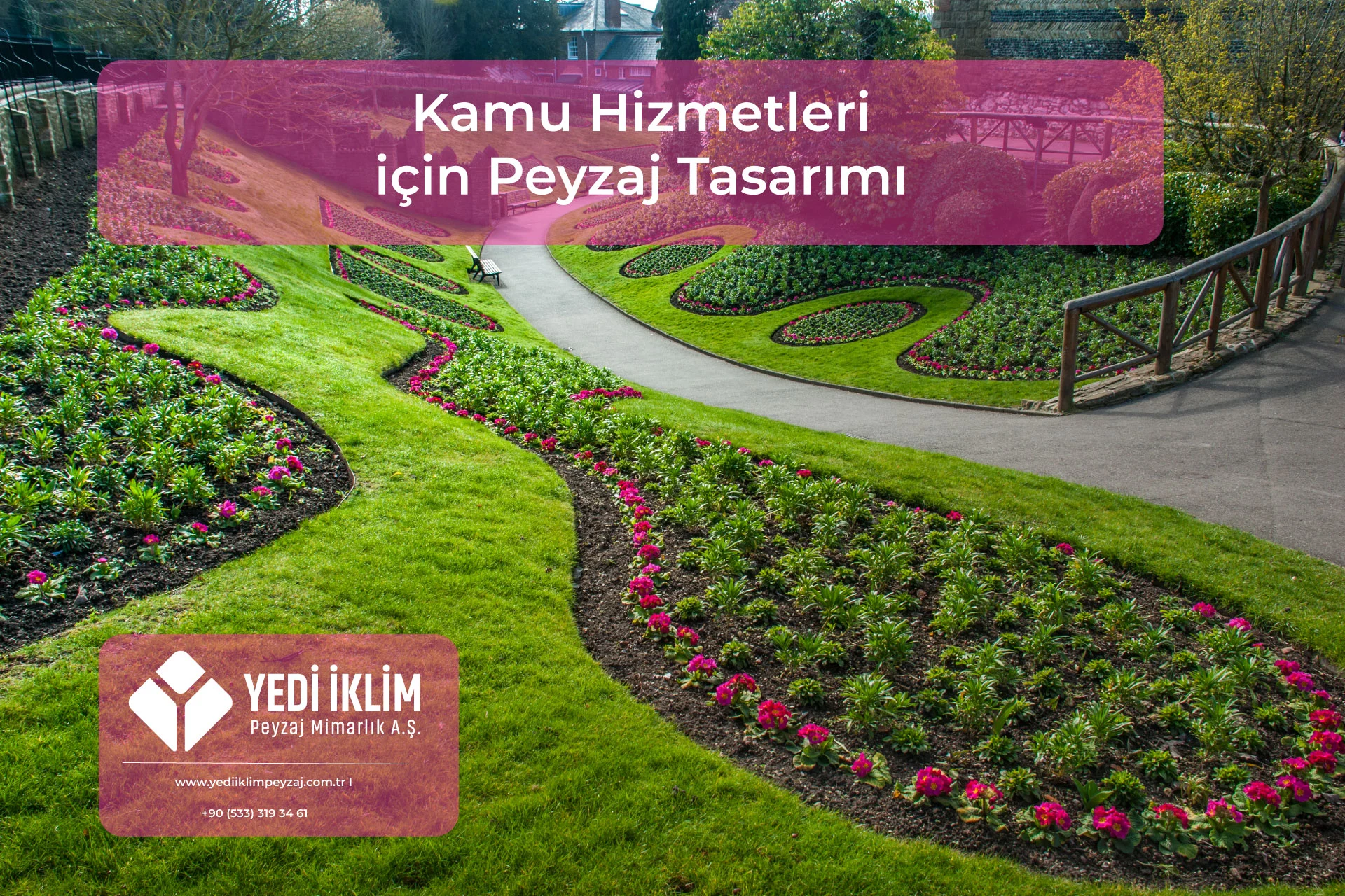 kamu hizmetleri için peyzaj