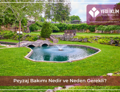 peyzaj bakımı
