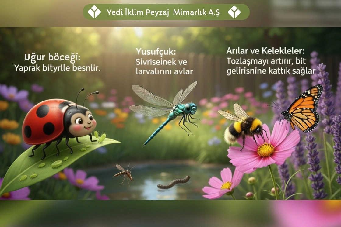 Bahçe Korumada Yararlı Böcekler