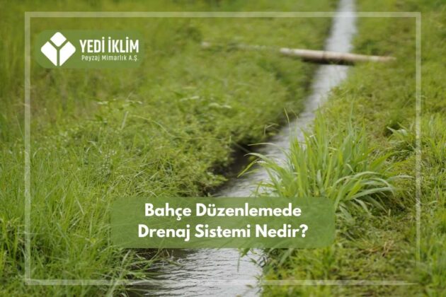 Bahçe Düzenlemede Drenaj Sistemi Nedir